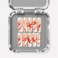 FRESH INK, square press-on nails, long length, French tip, view 1