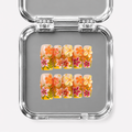 LATE BLOOMER, square press-on nails, medium length, 3D, view 1