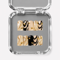 MARBLE ARCH, square press-on nails, medium length, 3D, view 1